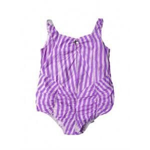 NEW WOVENPLAY girls stripes one piece in orchard/white